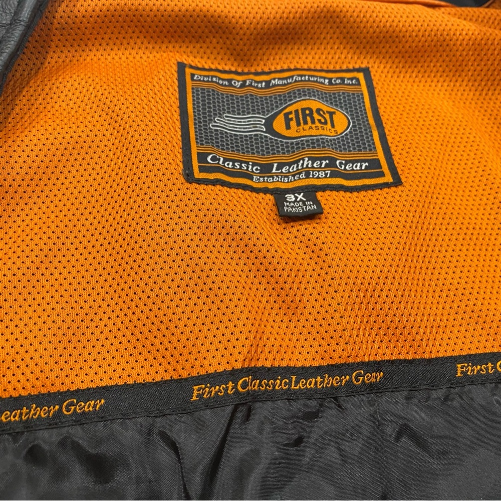 First Classics Authentic Leather Vest Women’s 3xl… - image 6